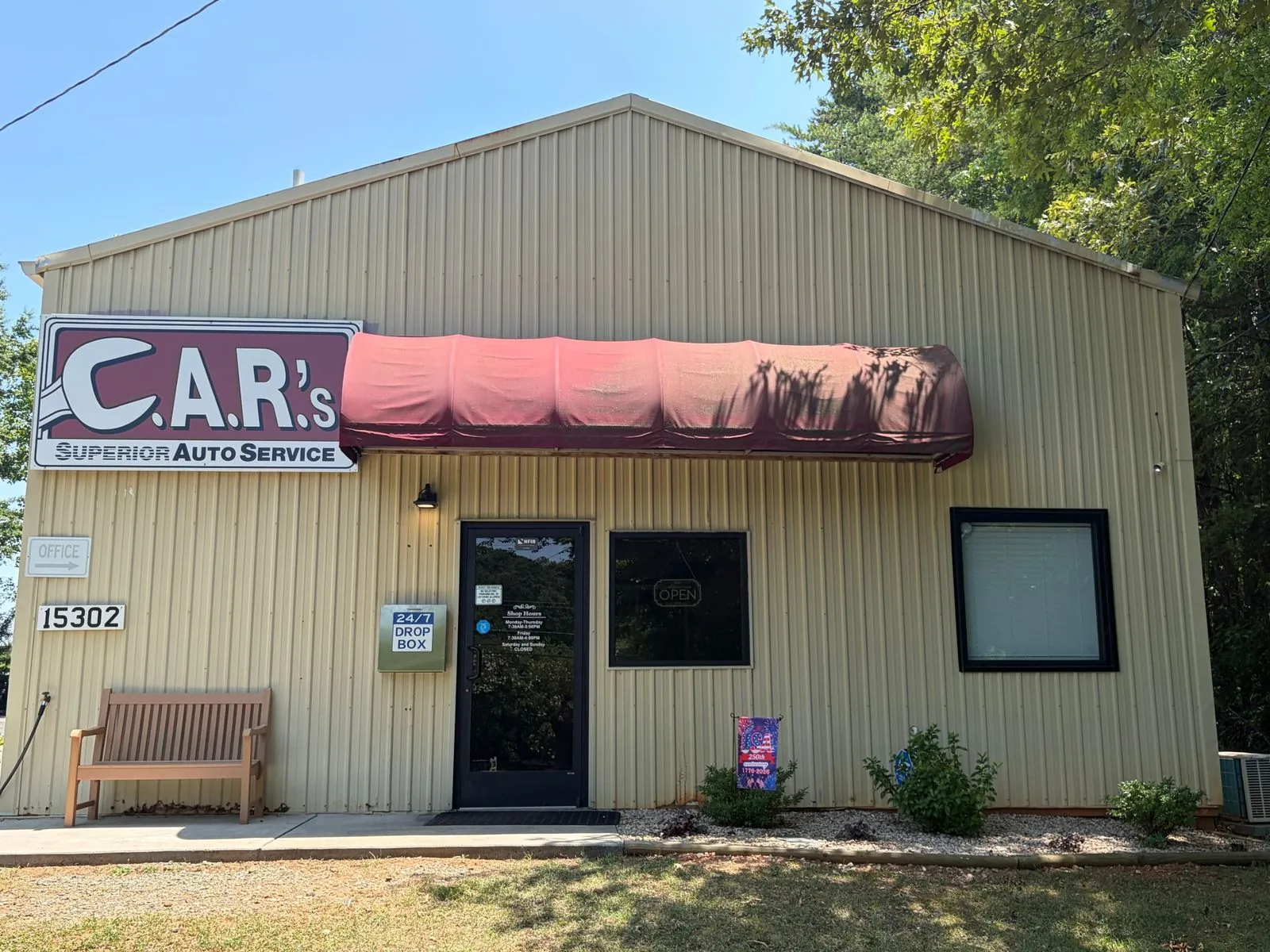 Shop front, existing condition
